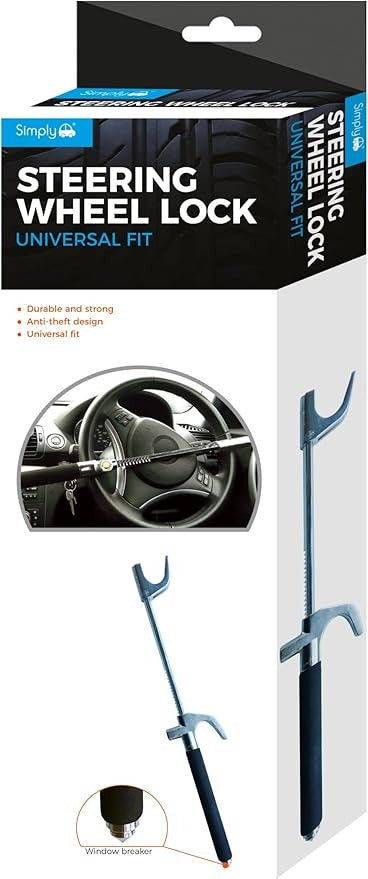 Anti-Theft Crook Steering Lock for All Cars