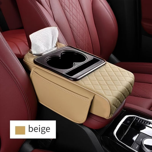 Armrest Box, Storage of Car Central Armrest, Car Armrest Box Integrated with Tissue Box
